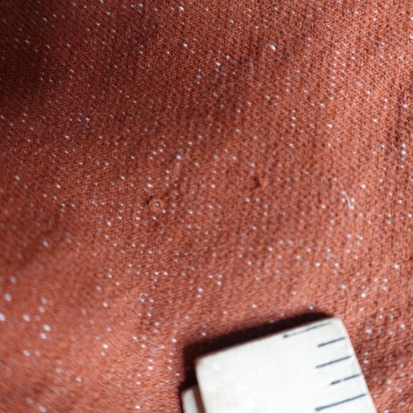 Taylor Stitch Sweatshirt 40 Orange Speckled Organic Cotton Gusseted - Picture 12 of 12